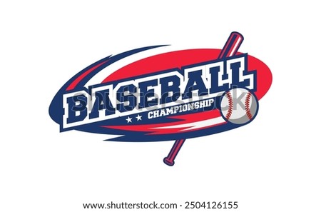 baseball artwork for badge, logo, emblem and patch
