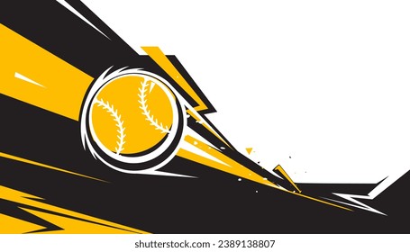 Baseball background design. The sports concept