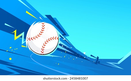 Baseball background design. Sports concept