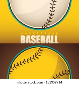 Baseball background. Vector illustration.
