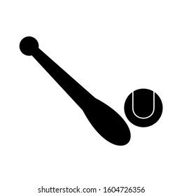 Baseball badge icon. flat illustration of Badminton tournament vector icon. Badminton tournament sign symbol eps 10