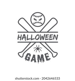 baseball badge Line icon for business website,apps, and many more
