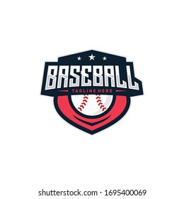 Baseball-Logo-Vektorillustration