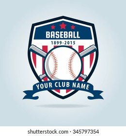 Baseball badge,sport logo,team identity,vector illustration