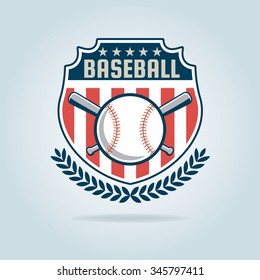 Baseball badge,sport logo,team identity,vector illustration