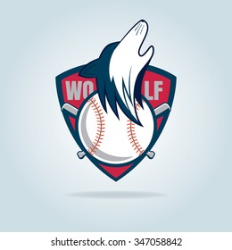 Baseball badge,sport logo,team identity,vector illustration