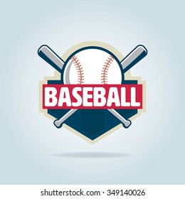 Baseball badge,sport logo,team identity,vector illustration