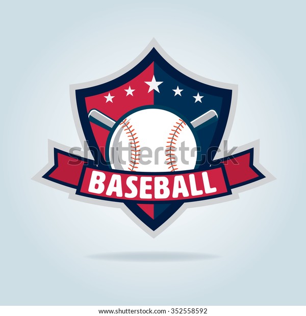 Baseball Badgesport Logoteam Identityvector Illustration Stock Vector ...