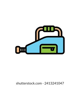 Baseball Bag Icon Vector Illustration