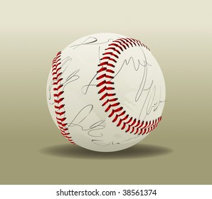 Baseball Ball 2 Drawing