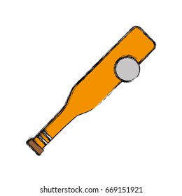 baseball ball and bat  icon