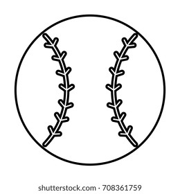 baseball ball emblem icon