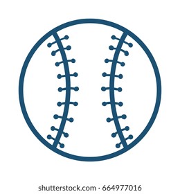 baseball ball equipment isolated icon