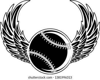 Free Free Baseball With Wings Svg 831 SVG PNG EPS DXF File