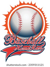 Der Baseballball. Home Run 

