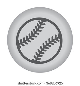 Baseball ball icon