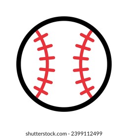 Baseball ball icon. Baseball club. Vector.