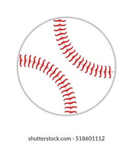 baseball ball icon graphic