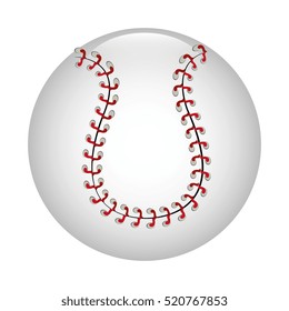 baseball ball icon graphic