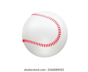 baseball ball icon illustration 3d render