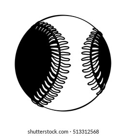 baseball ball icon image 