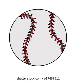baseball ball icon image 