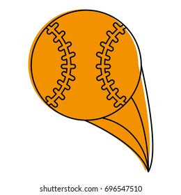 baseball ball icon image 