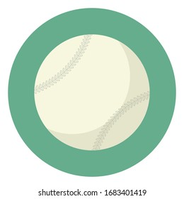 Baseball ball icon isolated illustration vector graphic