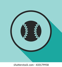 baseball ball  icon. baseball ball sign