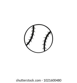 baseball ball icon. sign design