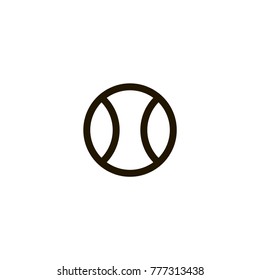baseball ball icon. sign design