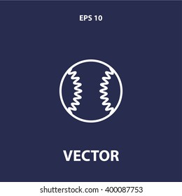 baseball ball icon. vector eps10 icon

