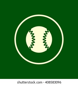baseball ball icon. vector eps10 icon
