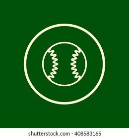 baseball ball icon. vector eps10 icon
