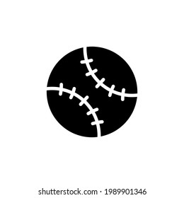 Baseball-Ball-Symbol, Vektorgrafik