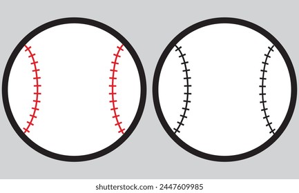 Baseball Ball icon Vector illustration