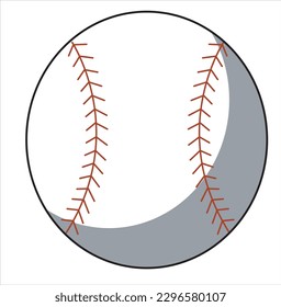 Baseball Ball icon Vector sport symbol illustration 