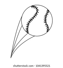 Baseball ball isolated