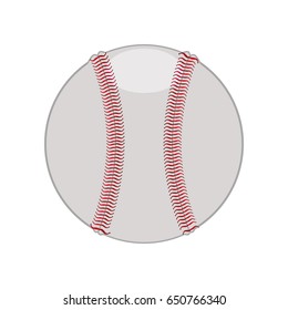Baseball ball isolated