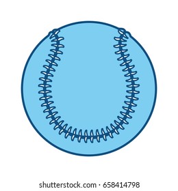 Baseball ball isolated