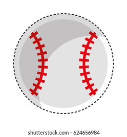 baseball ball isolated icon