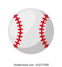 baseball ball isolated icon vector illustration design