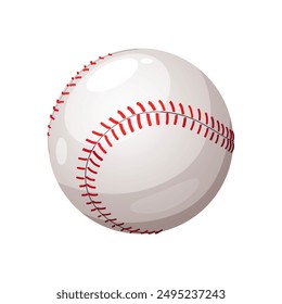 Baseball ball isolated on white background.