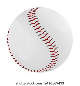 Baseball ball isolated. vector illustration