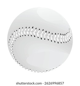 Baseball ball isolated. vector illustration