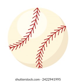 Baseball ball line icon. Sports, health, entertainment, America, tournament, medal, victory. Vector icon for business and advertising