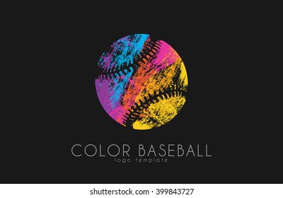 Baseball ball logo. Sport logo. Baseball creative logo