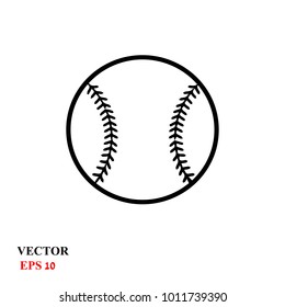 Baseball Ball On A White Background