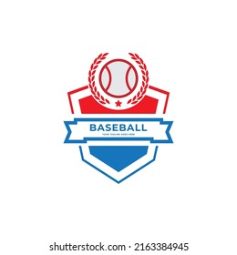 Baseball ball on white background Vector illustration.