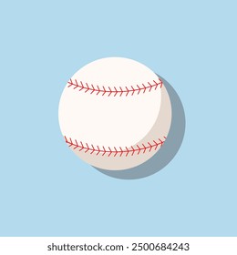 Baseball ball. Sports ball. Vector illustration